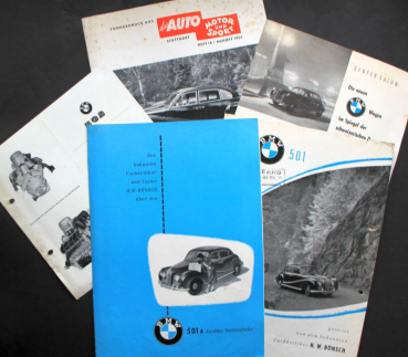 BMW 501 Modelprogram 1954 five Test Reports (10211)